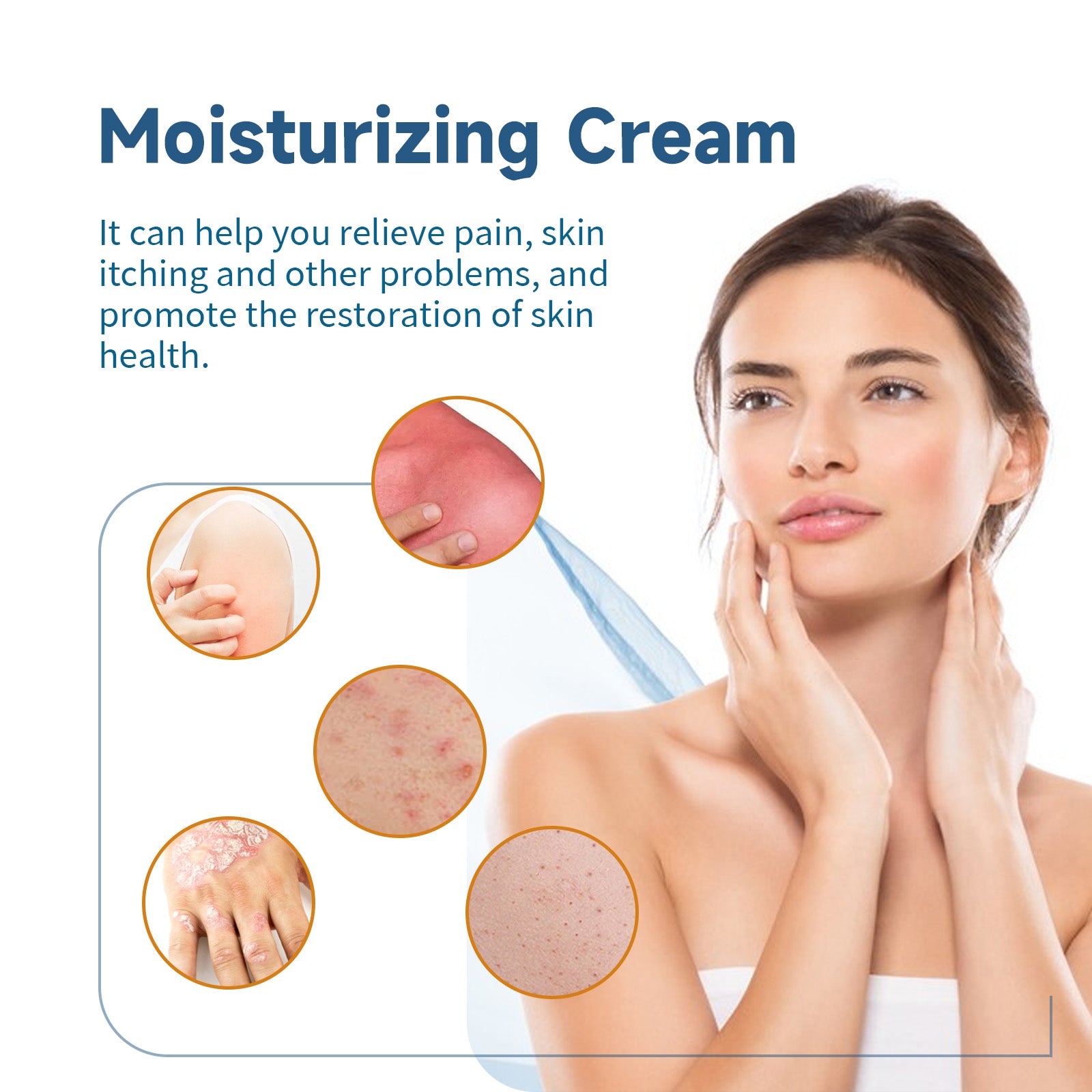 Moisturizing Cream, Moisturizing And Repairing Skin Care Cream For Itchy And Swollen Skin