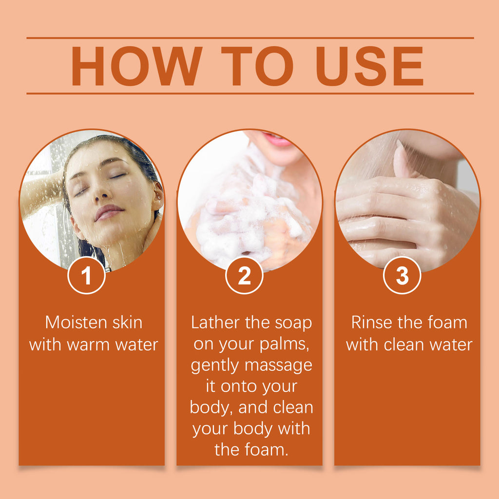 Turmeric Skin Care Soap, Clean And Moisturize The Body Skin Translucent And Smooth Bath Fragrance Skin Care Soap