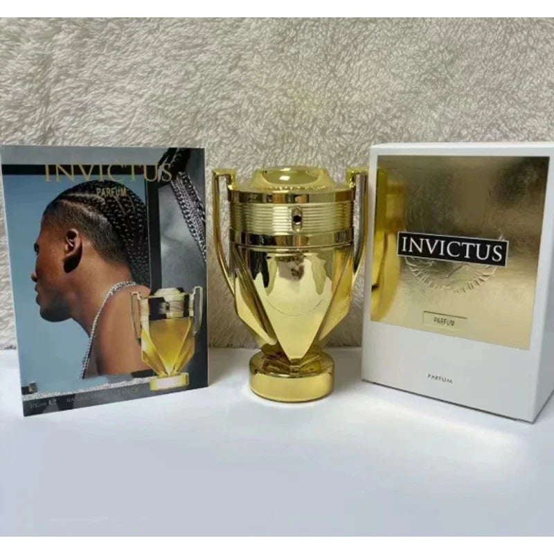 100ML 3.4FL.OZ  Men's Perfume Woody Aquatic Notes Fresh Ocean Fragrance Spray Parfum Warrior Trophy Perfume  Long-lasting Male