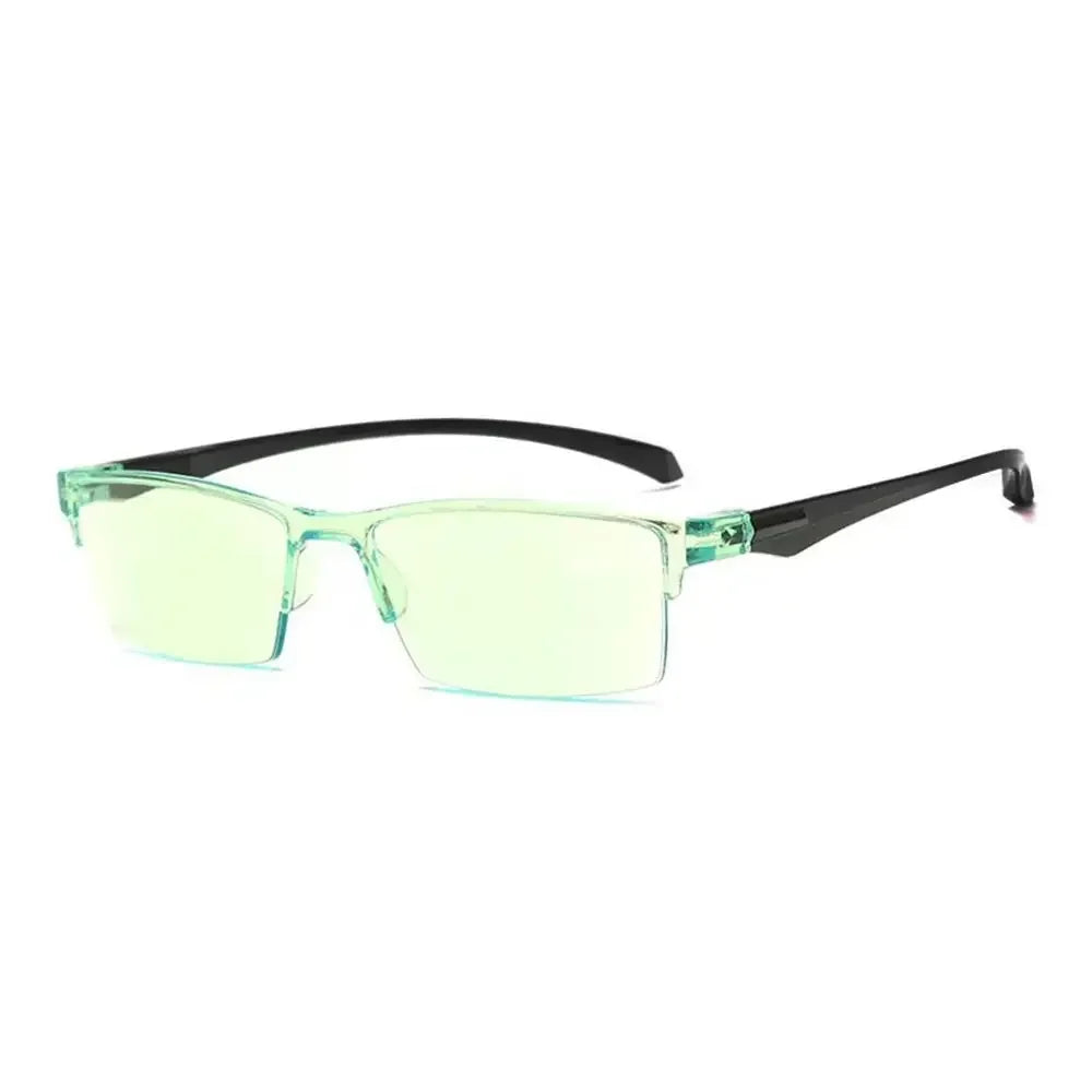 Smart Automatic Zoom Reading Glasses Anti Blue Ray Eyeglasses Autofocus Power Half-Rim Near Far Computer Glasses