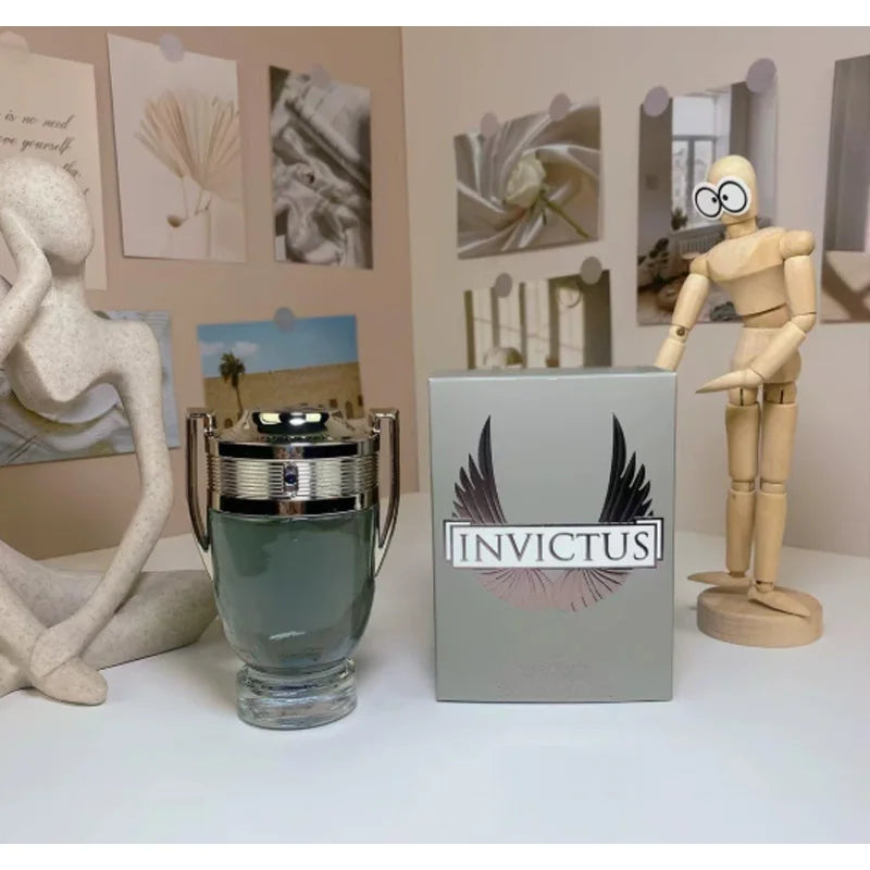 100ML 3.4FL.OZ  Men's Perfume Woody Aquatic Notes Fresh Ocean Fragrance Spray Parfum Warrior Trophy Perfume  Long-lasting Male