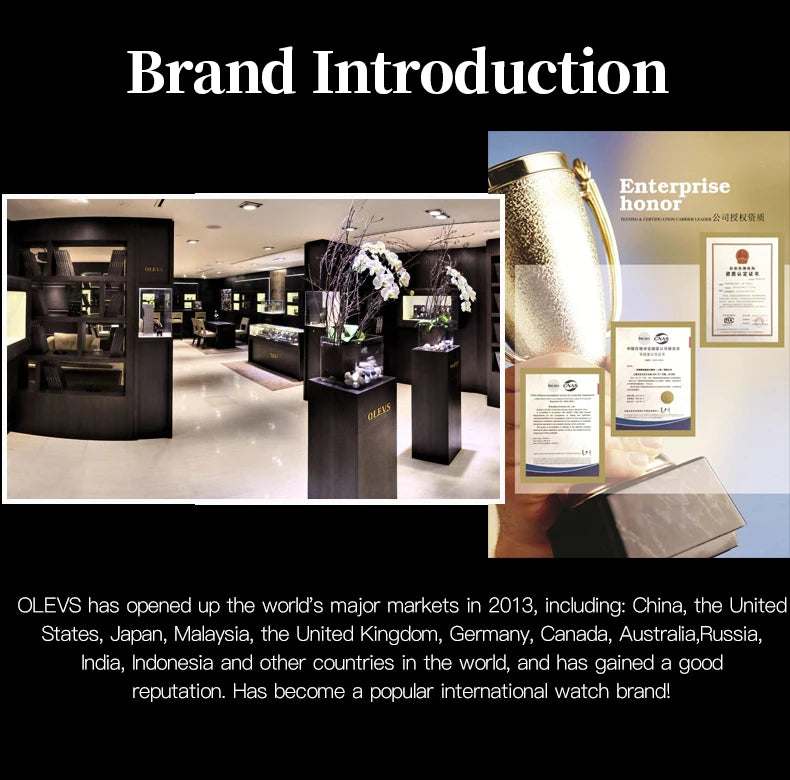 OLEVS Men's Top Brand Square Quality Quartz Wristwatch Chronograph Waterproof Original Watch for Man Luminous Date Luxury