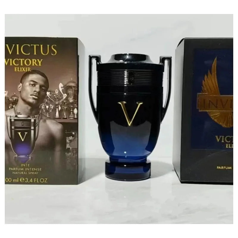 100ML 3.4FL.OZ  Men's Perfume Woody Aquatic Notes Fresh Ocean Fragrance Spray Parfum Warrior Trophy Perfume  Long-lasting Male