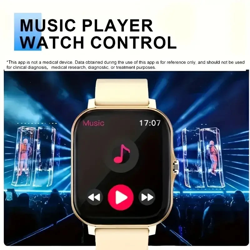 KESHUYOU 2025 Smart Watch 2.01 Inch HD Display Answer Make Call Message Preview Sport Modes DIY Dial Weather Forecast Men Women