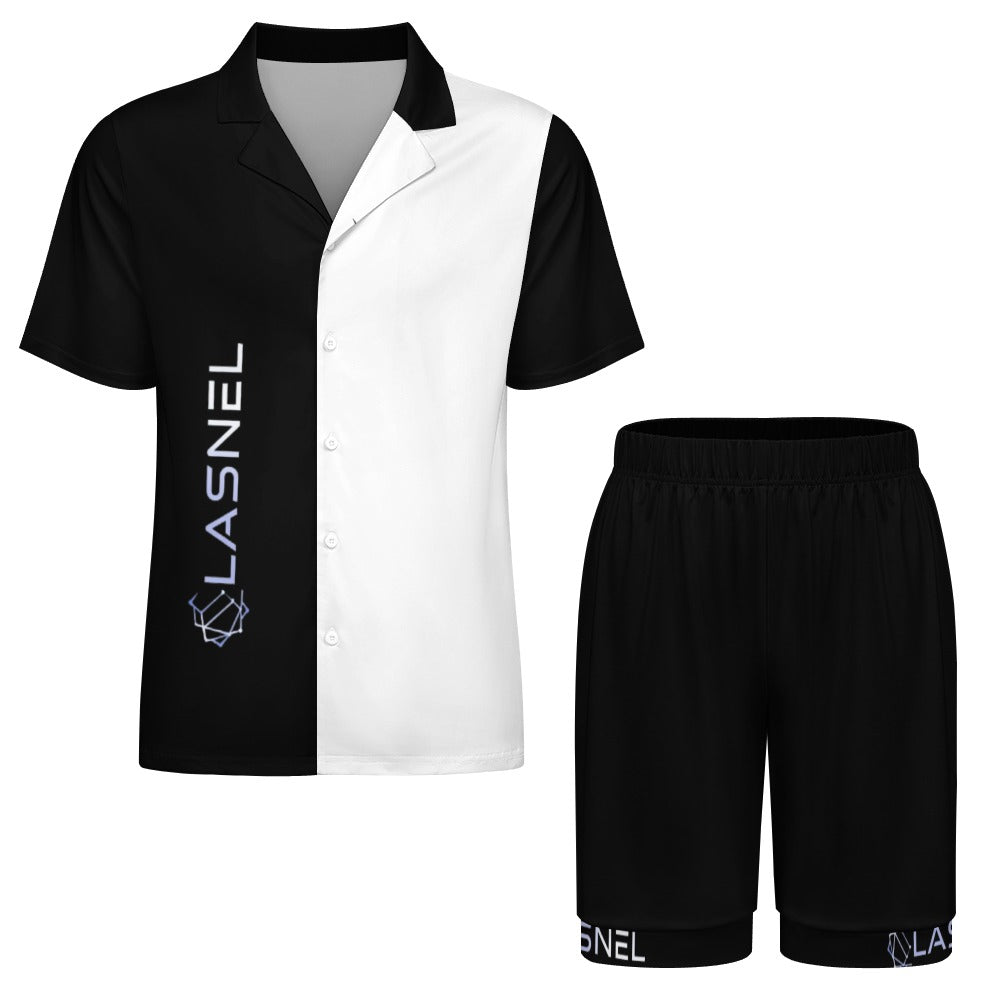 Ice silk  Short sleeved pajama set